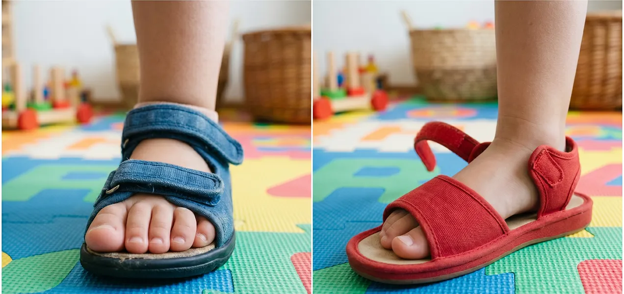 Cât spațiu trebuie să rămână în sandalele copiilor? Ghid PeBeBe