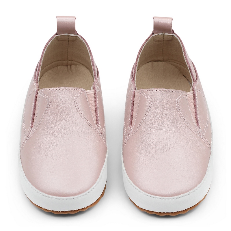 Pantofi din piele casual copii Stomp roz