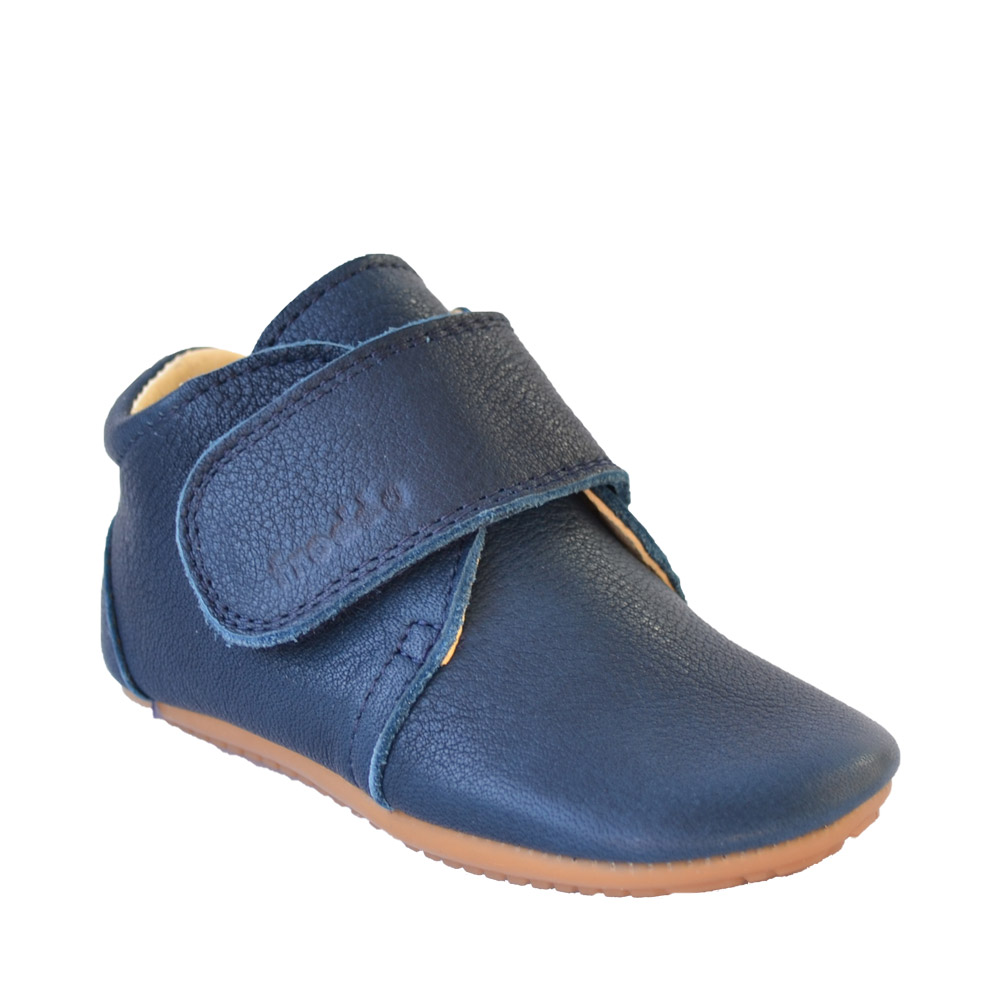 Pantofi primii pași din piele, flexibili și ușori, Froddo, bleumarin