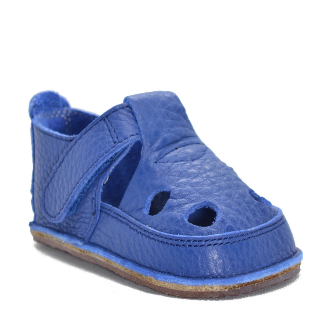 Sandale copii cu scai și talpă flexibilă de cauciuc, neon blue- RO-13-Albastru-neon-19-Luy-