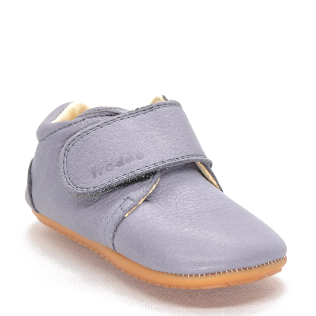Pantofi primii pași din piele, flexibili și ușori, Froddo, gri deschis- G1130005-12-24-Froddo-