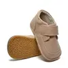 Ghete barefoot din piele naturala pentru copii, primii pasi, inchidere cu scai si talpa din flexibila, cappuccino_RO-14-cappuccino-19_Pebebe