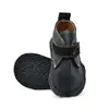 Ghete barefoot copii, piele naturala, talpa flexibila, negru,_RO-104-5-24_Pebebe