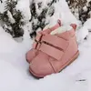 Ghete copii, barefoot, primii pasi, piele naturala, captuseala din blanita, talpa felxibila, roz prafuit_RO-22-3-22_Pebebe