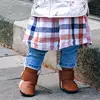 Cizme din piele naturala, talpa din piele antiderapanta, maro, BOHO, Liliputi_2006001043716_Pebebe