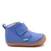 Ghete Sabio, piele naturala, talpa flexibila, albastru, Kickers_584348-10-5-18_Pebebe