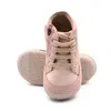 Pantofi Sonistreet, piele naturala si material textil, talpa flexibila, roz deschis, Kickers_928061-10-131-18_Pebebe