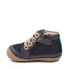 Pantofi Sonistreet, piele naturala si piele intoarsa, talpa flexibila, bleumarin, Kickers_928062-10-10-19_Pebebe