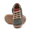 Pantofi Sonistreet, piele naturala si piele intoarsa, talpa flexibila, khaki, Kickers_928062-10-20-24_Pebebe