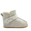 Cizme din piele pentru copii, talpa flexibila, imblanite, argintiu_RO-106-17-22_Pebebe