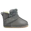 Cizme din piele pentru copii, talpa flexibila, imblanite, blanita decorativa, gri_RO-107-gri-17_Pebebe