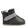 Cizme din piele pentru copii, talpa flexibila, imblanite, negru_RO-106-negru-17_Pebebe