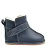 Cizme piele pentru copii, talpa flexibila, imblanite, albastru atlantic_RO-106-12-24_Pebebe