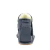 Cizme piele pentru copii, talpa flexibila, imblanite, albastru atlantic_RO-106-12-24_Pebebe