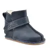 Cizme piele pentru copii, talpa flexibila, imblanite, albastru atlantic_RO-106-12-24_Pebebe