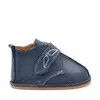 Ghete barefoot copii, piele naturala, talpa flexibila, bleumarin,_RO-104-9-23_Pebebe