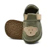 Pantofi barefoot, primii pasi, piele naturala, talpa flexibila, verde, ursulet, Greer_Ari-004-16_Pebebe