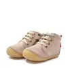 Pantofi Sonizip, piele naturala, talpa flexibila, bej, Kickers_947792-10-113-18_Pebebe