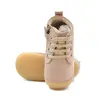 Pantofi Sonizip, piele naturala, talpa flexibila, bej, Kickers_947792-10-113-18_Pebebe