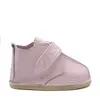 Ghete barefoot copii, piele naturala, talpa flexibila, roz lila,_RO-104-7-24_Pebebe