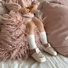 Pantofi barefoot copii, piele naturala, talpa flexibila,  nude cu roz prafuit, pisica_RO-16-14-20_Pebebe