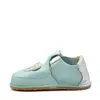 Pantofi barefoot, primii pasi, piele naturala, talpa flexibila, turcoaz, ursulet, Rain_Ari-006-18_Pebebe