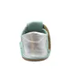 Pantofi barefoot, primii pasi, piele naturala, talpa flexibila, turcoaz, ursulet, Rain_Ari-006-18_Pebebe