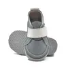 Pantofi din piele pentru copii, talpa cauciuc, gri_RO-102-2-17_Pebebe