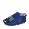 Pantofi primii pasi, interior,  piele naturala, albastru inchis, hipopotam, D.D.Step_K1596-41650-18/19_Pebebe