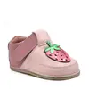Pantofi barefoot copii, piele naturala, talpa flexibila, roz prafuit, Capsuna_RO-16-17-21_Pebebe