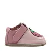 Pantofi barefoot copii, piele naturala, talpa flexibila, roz prafuit, Capsuna_RO-16-17-21_Pebebe