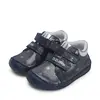 Pantofi copii, piele naturala, barefoot, bleumarin sidef, inimioare, D.D.Step_S070-42189-20_Pebebe