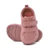 Pantofi copii, piele naturala, Soft & Fun, roz, Garvalin_241300-B159-20_Pebebe