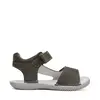 Sandale barefoot copii, piele naturala, khaki, D.D.Step_G080-41185AM-31_Pebebe
