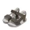 Sandale barefoot copii, piele naturala, khaki, D.D.Step_G080-41185AM-31_Pebebe