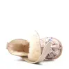 Cizme din piele pentru copii, talpa flexibila, imblanite, crem pictat_RO-106-20-24_Pebebe