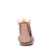 Cizme din piele pentru copii, talpa flexibila, imblanite, rosu marsala_RO-106-21-22_Pebebe