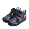 Ghete copii, piele naturala, barefoot, talpa flexibila, bleumarin, D.D.Step_A063-42804M-25_Pebebe