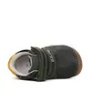 Pantofi baieti, piele naturala, barefoot, verde inchis, masinuta, D.D.Step_S070-42393A-20_Pebebe