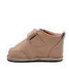 Pantofi barefoot baieti, piele naturala, primii pasi, talpa flexibila, culoare maro, Smiley_RO-500-3-17_Pebebe