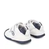 Pantofi copii, piele naturala, Biogateo Sport, alb, albastru, Biomecanics_221001-A-24_Pebebe