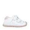 Pantofi copii, piele naturala, Biogateo Sport, alb,roz, Biomecanics_241001-B786-25_Pebebe