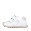 Pantofi copii, piele naturala, Biogateo Sport, alb,roz, Biomecanics_241001-B786-25_Pebebe