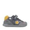 Pantofi copii, piele naturala, Biogateo Urban Casual, gri, steluta, Biomecanics_241129-B083-18_Pebebe
