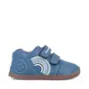 Pantofi copii, piele naturala, Biogateo Wider, rainbow, albastru inchis, Biomecanics_241162-A556-19_Pebebe