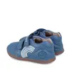 Pantofi copii, piele naturala, Biogateo Wider, rainbow, albastru inchis, Biomecanics_241162-A556-19_Pebebe