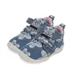 Pantofi fete, material textil, albastru, denim, flori, D.D.Step_C077-42610C-21_Pebebe