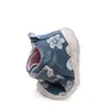 Pantofi fete, material textil, albastru, denim, flori, D.D.Step_C077-42610C-21_Pebebe