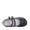Pantofi fete, piele naturala, barete, negru, D.D.Step Colectia Back to School_H072-42725M-27_Pebebe