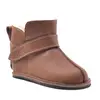 Cizme din piele pentru copii, talpa flexibila, imblanite, maro cognac_RO-106-25-20_Pebebe